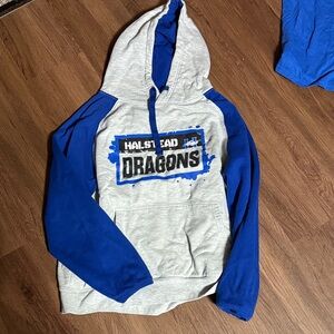 Dragons Blue and Gray Hoodie